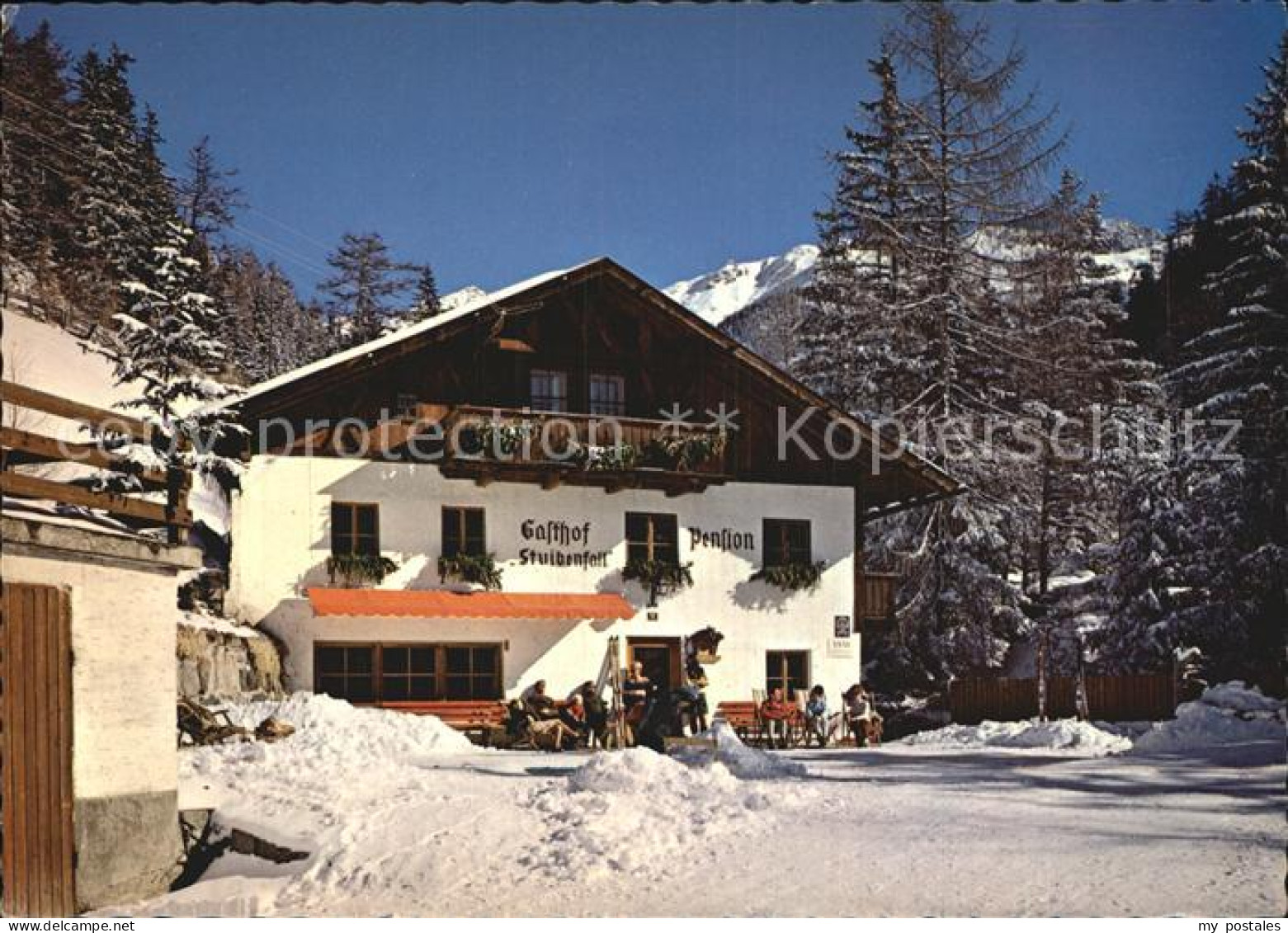 72614230 Niederthai Umhausen Tirol Gasthaus Pension Stuibenfall Umhausen Oetztal - Autres & Non Classés