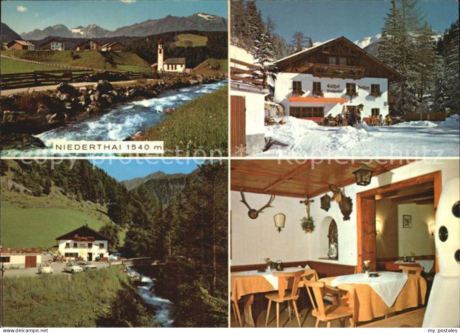 72614222 Niederthai Umhausen Tirol Berggasthof Pension Stuibenfall Umhausen Oetz - Autres & Non Classés