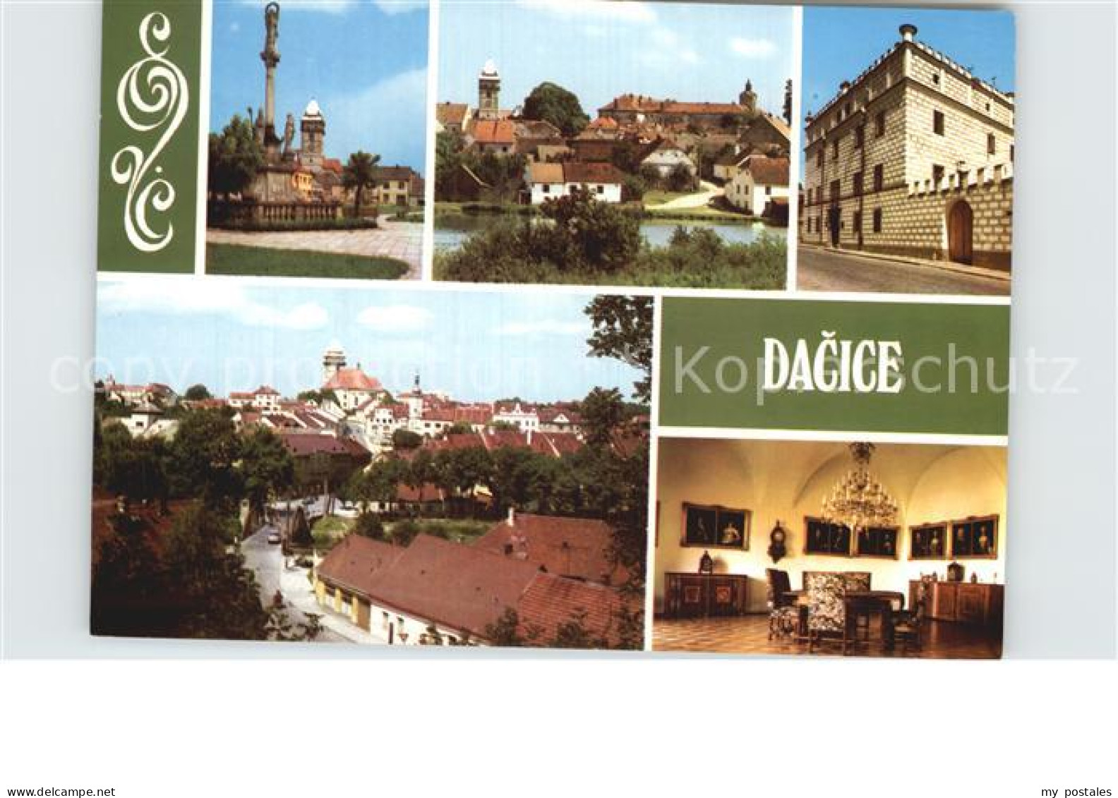 72613488 Dacice Teilansicht Schloss Denkmal  Dacice - Pologne