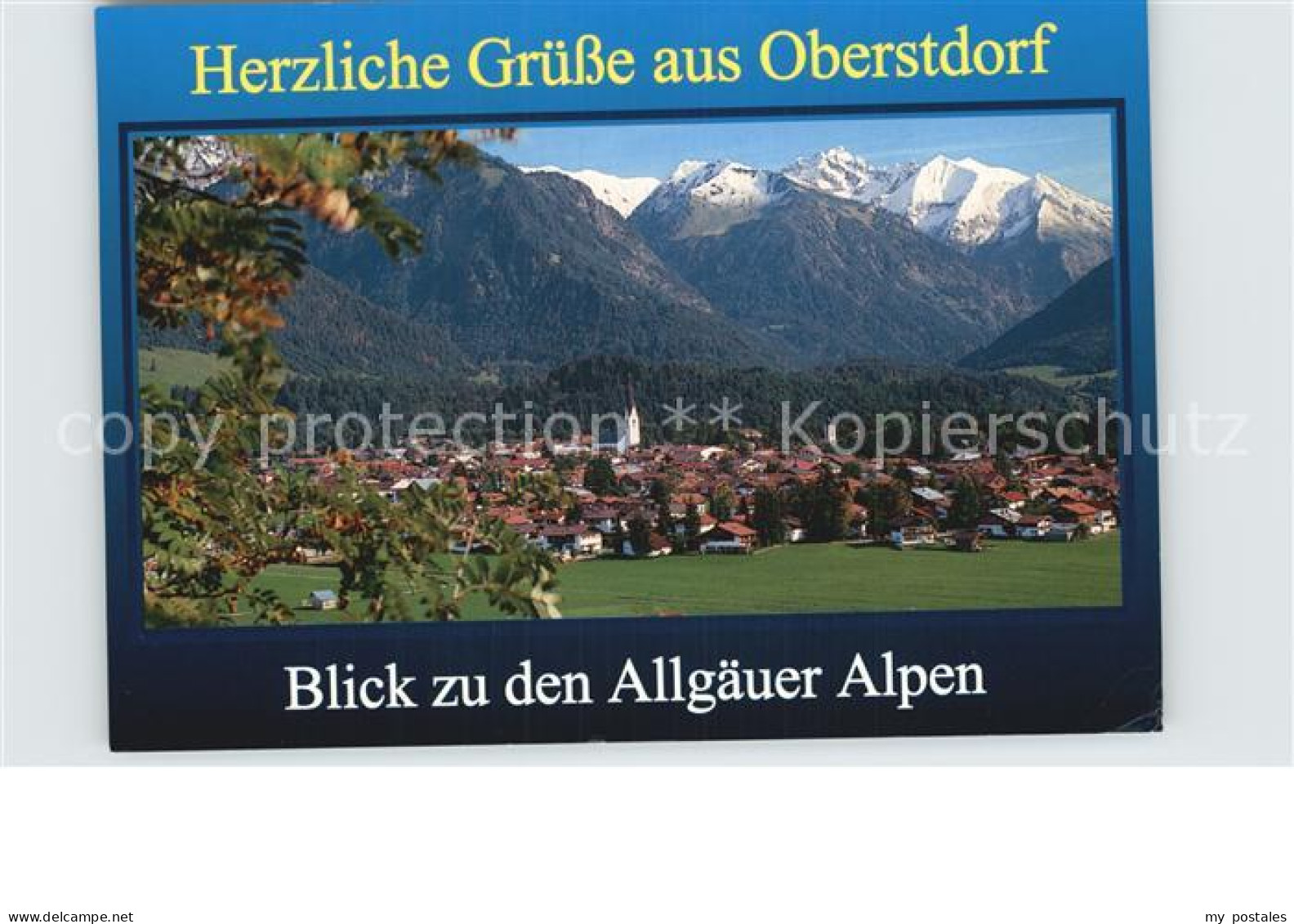72613450 Oberstdorf Gesamtansicht Mit Alpen Oberstdorf - Oberstdorf