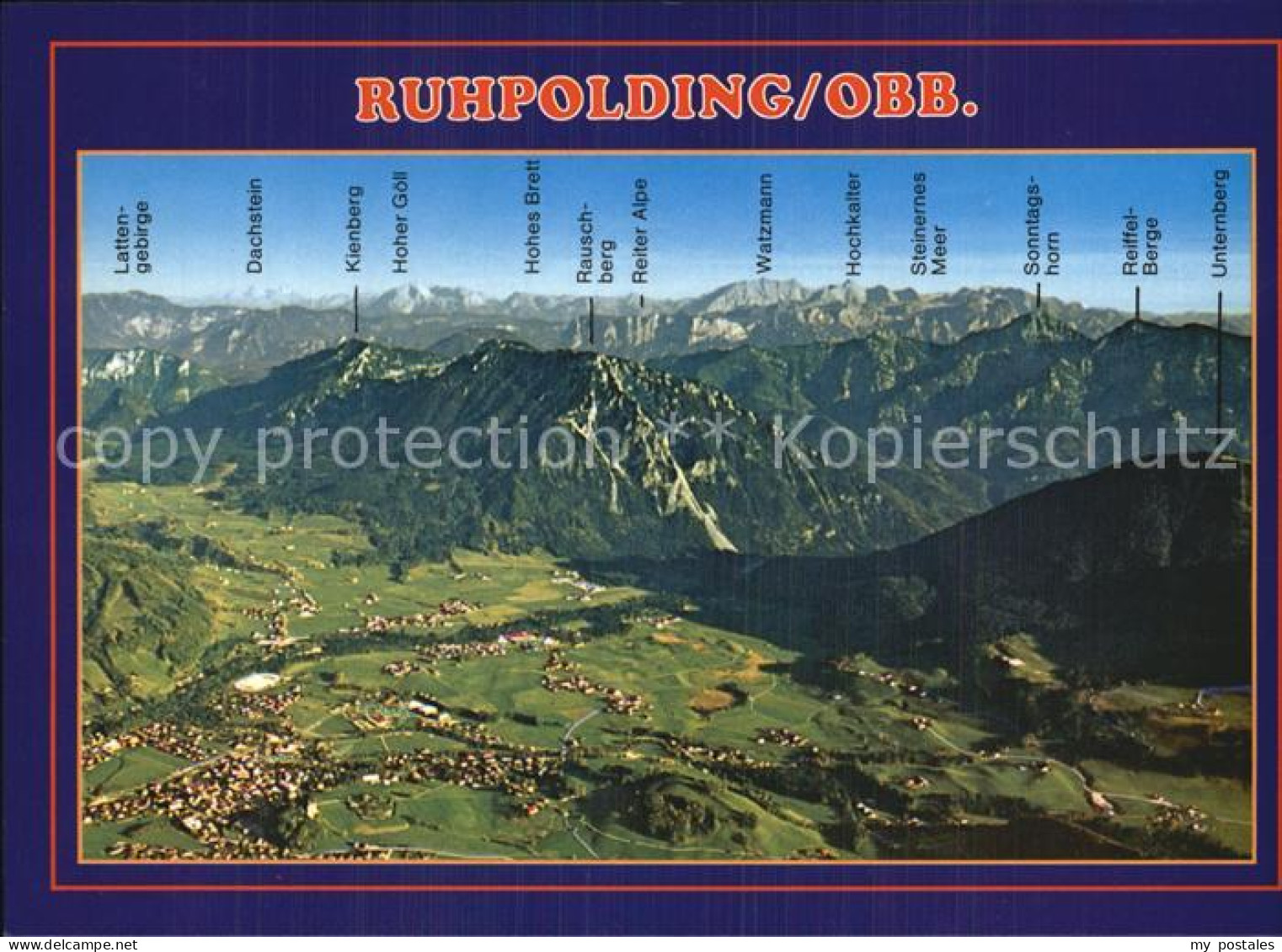 72612162 Ruhpolding Dachstein Watzmann Hochkalter Ruhpolding - Ruhpolding