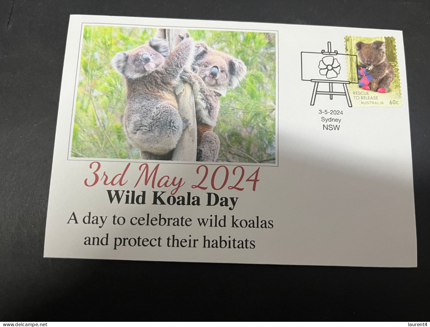 17-5-2024 (5 Z 23) 3rd Of May Is " Wild Koala Day " (with Australian Koala Bear Stamp) - Bears
