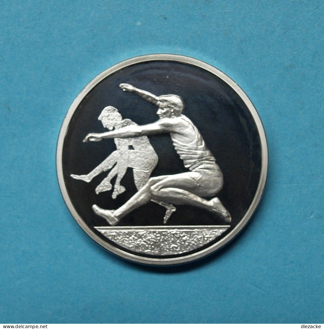 Griechenland 2004 10 Euro Olympiade Athen Weitsprung Silber PP (M4202 - Grèce