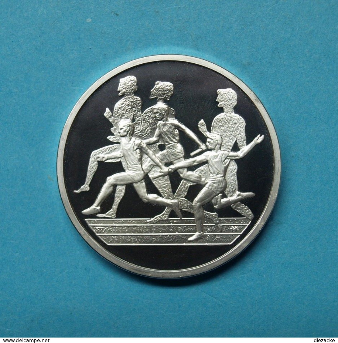 Griechenland 2004 10 Euro Olympiade Athen Laufen 925er Silber PP (M4201 - Griechenland