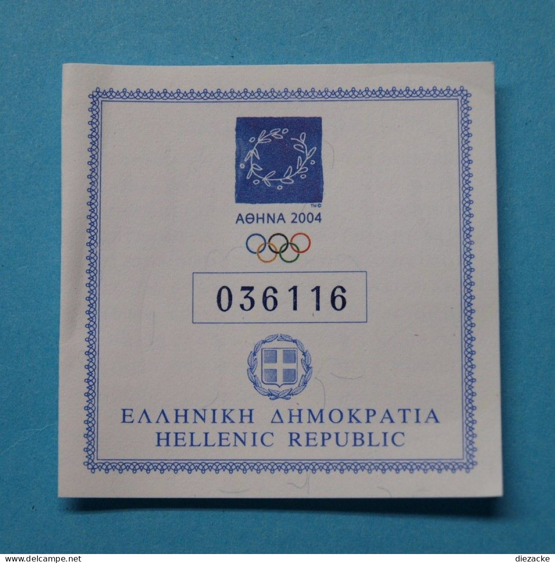 Griechenland 2004 10 Euro Olympiade Athen Sprint Silber PP (MD743 - Grèce
