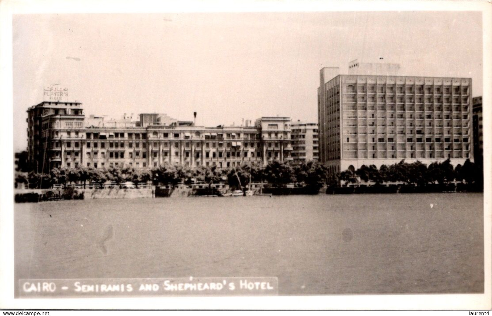 18-5-2024 (5 Z 28) Egypt (b/w Very Old) Cairo Hotels (back Is Blank) - Hotels & Restaurants