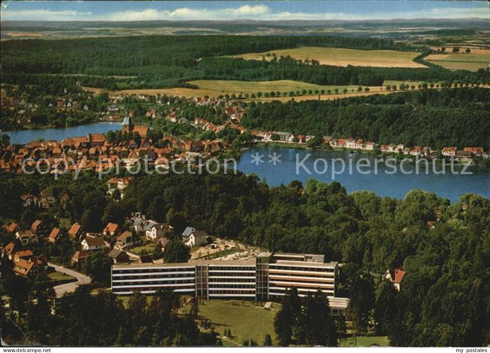 72610611 Moelln Lauenburg Fliegeraufnahme Sanatorium Foehrenkamp Moelln - Mölln