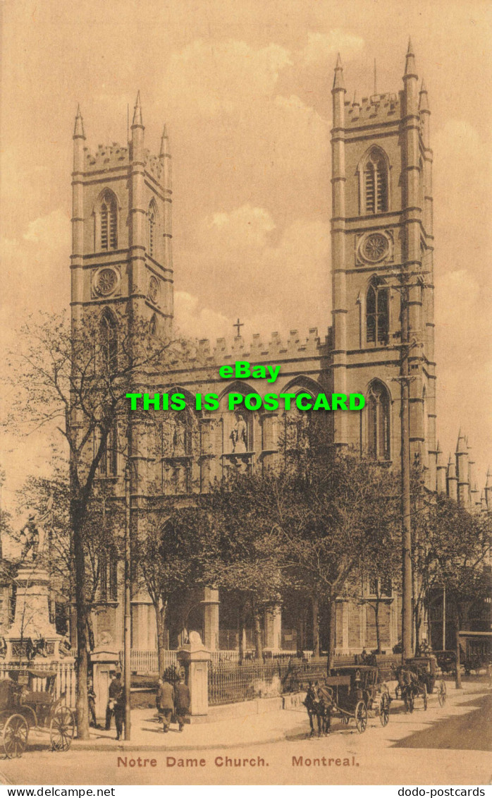 R584197 Montreal. Notre Dame Church. The Wigwam. Albertype - Welt
