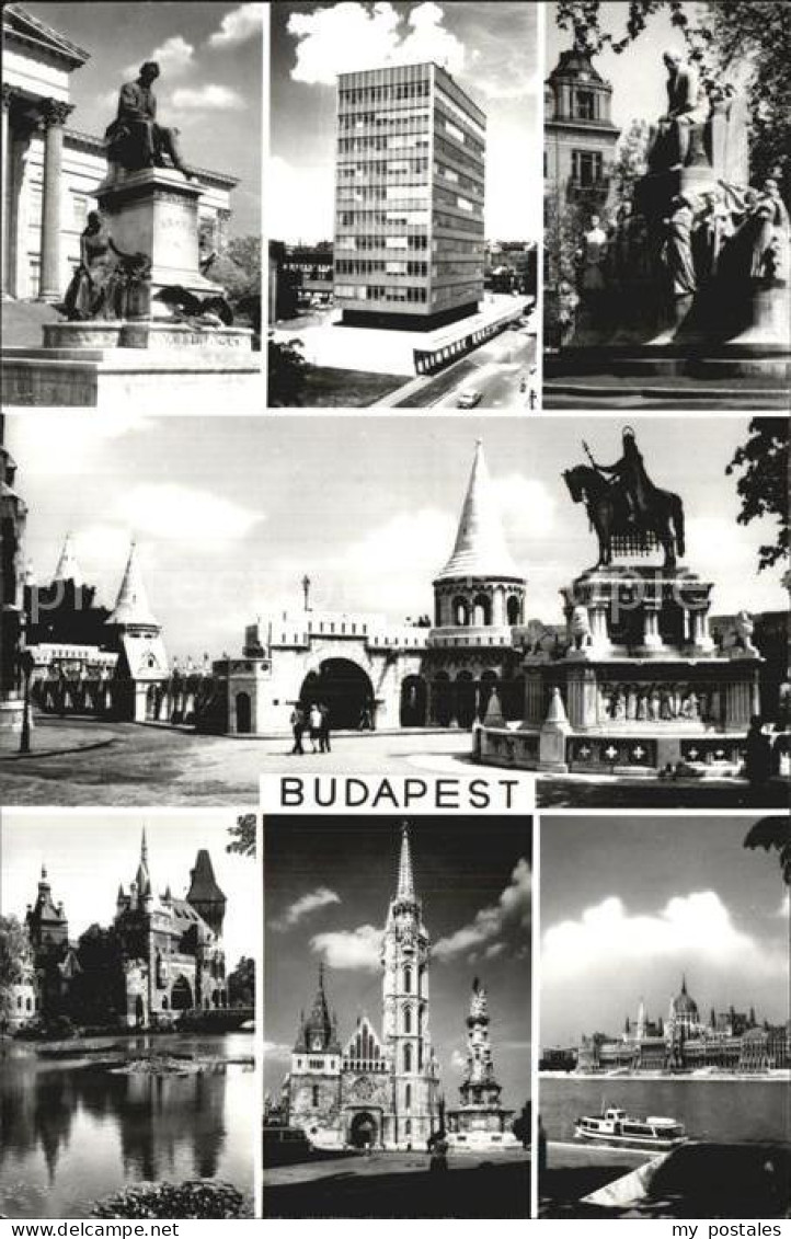 72610489 Budapest Schloss Denkmal Gesamtansicht  Budapest - Hongrie