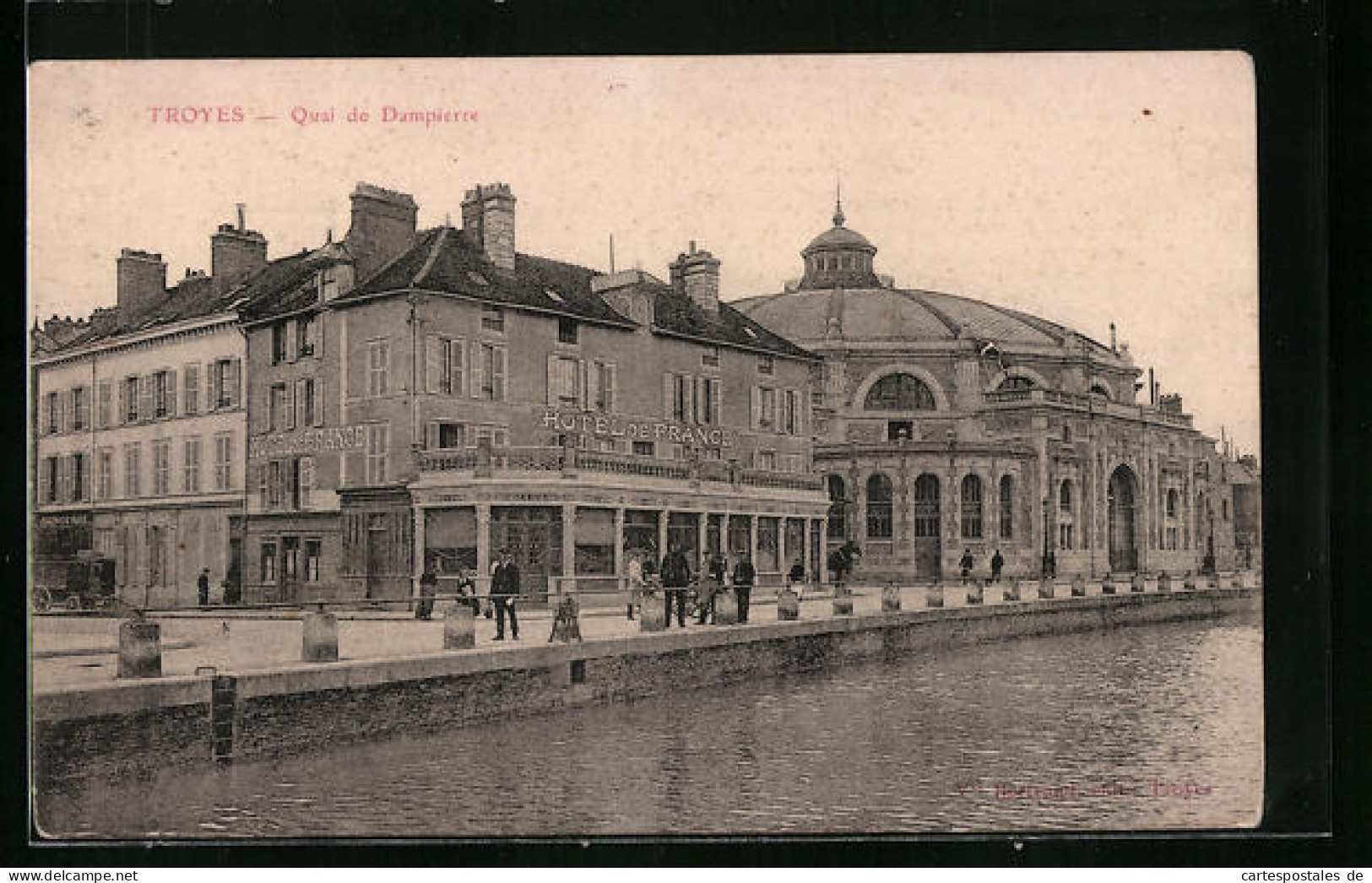 CPA Troyes, Quai De Dampierre  - Troyes