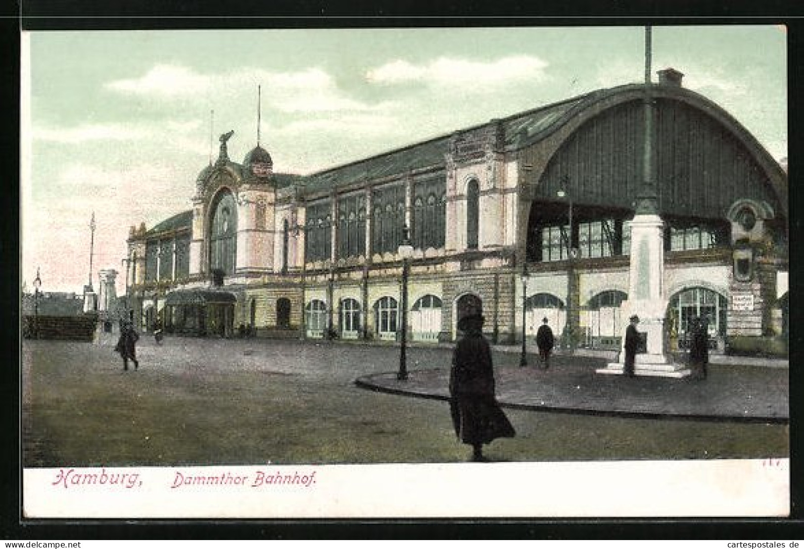 AK Hamburg-Rotherbaum, Dammthor Bahnhof  - Eimsbuettel