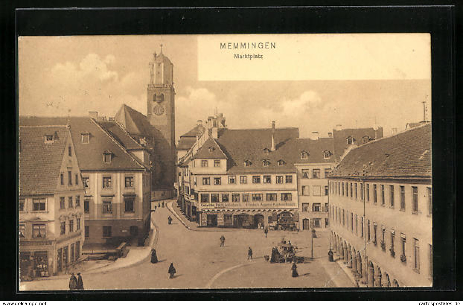 AK Memmingen, Marktplatz Aus Der Vogelschau  - Memmingen