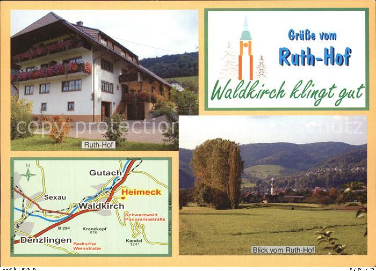 72609720 Waldkirch Breisgau Ruth-Hof Ferienwohnungen  Waldkirch - Autres & Non Classés