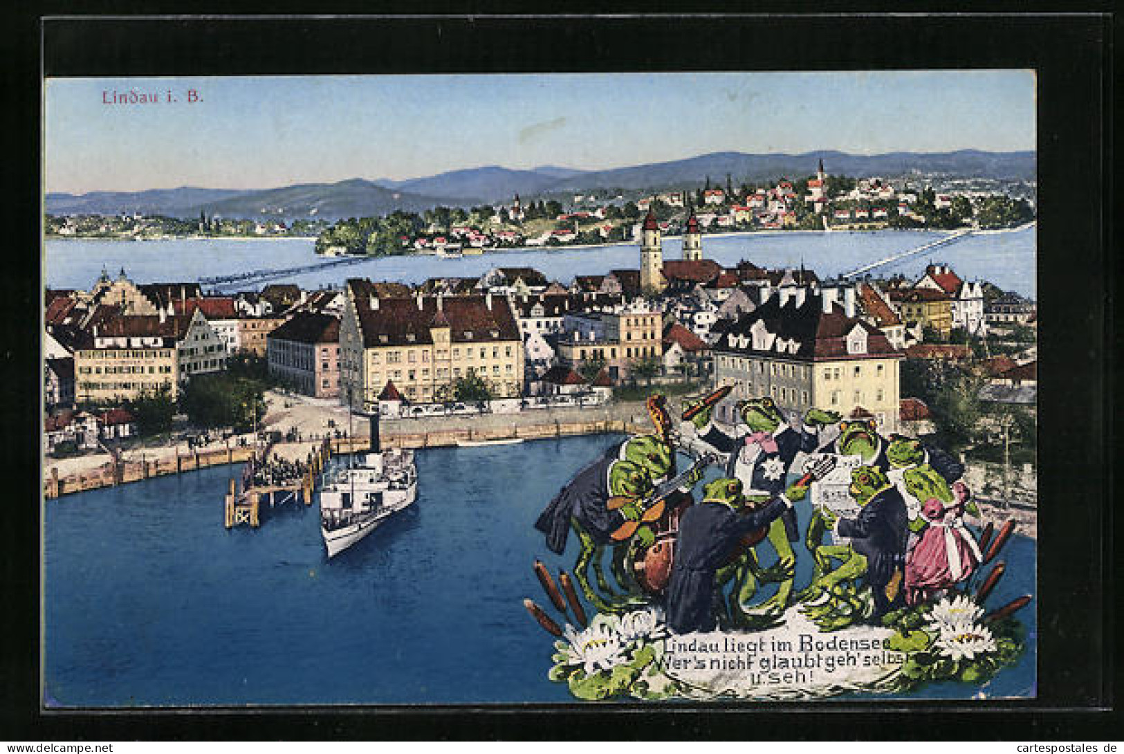 AK Lindau I. B., Ortsansicht Aus Der Vogelschau  - Lindau A. Bodensee