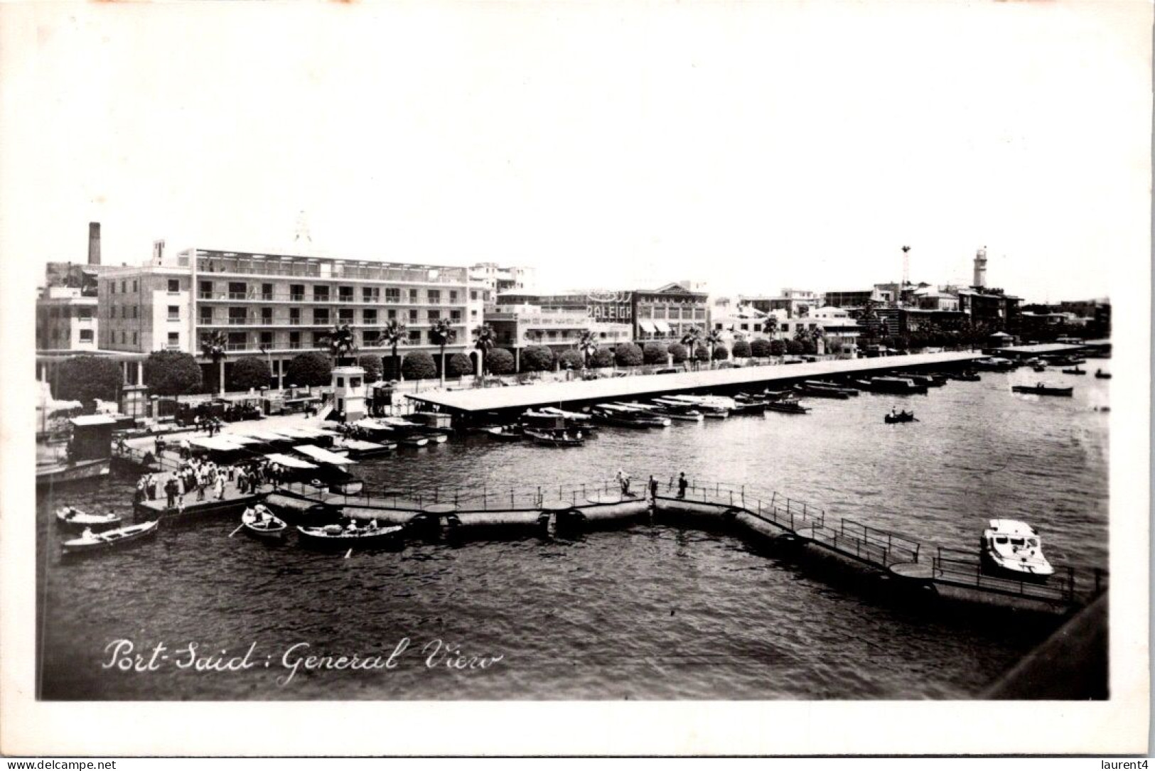 18-5-2024 (5 Z 28) Egypt (b/w Very Old) Port Saïd General View - Port Said