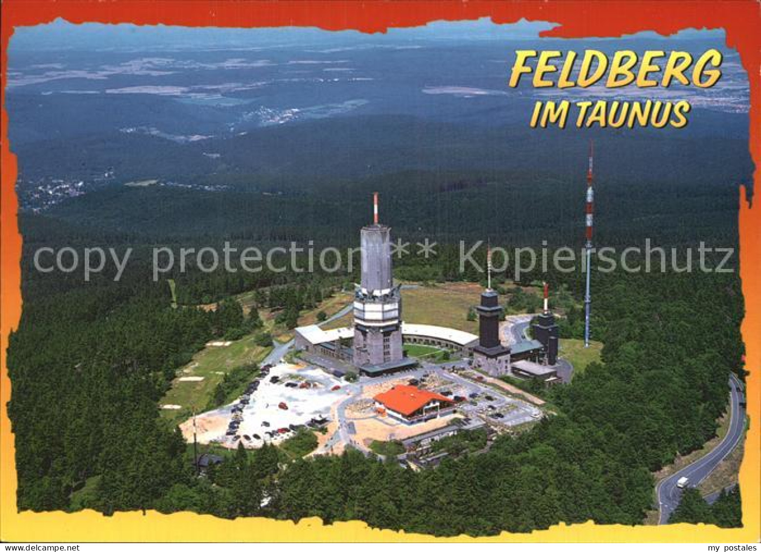 72609588 Feldberg Taunus Fliegeraufnahme Mit Sendetuermen Feldberg - Other & Unclassified