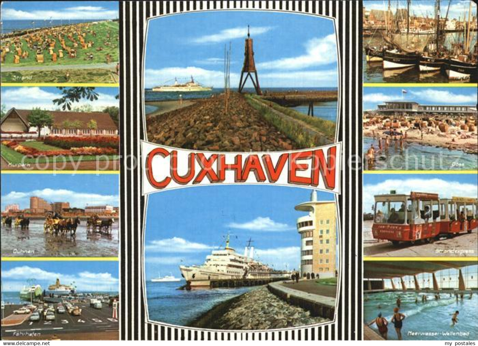 72609553 Cuxhaven Nordseebad Kurpark Duhnen Strandexpress Faehrhafen  Cuxhaven - Cuxhaven