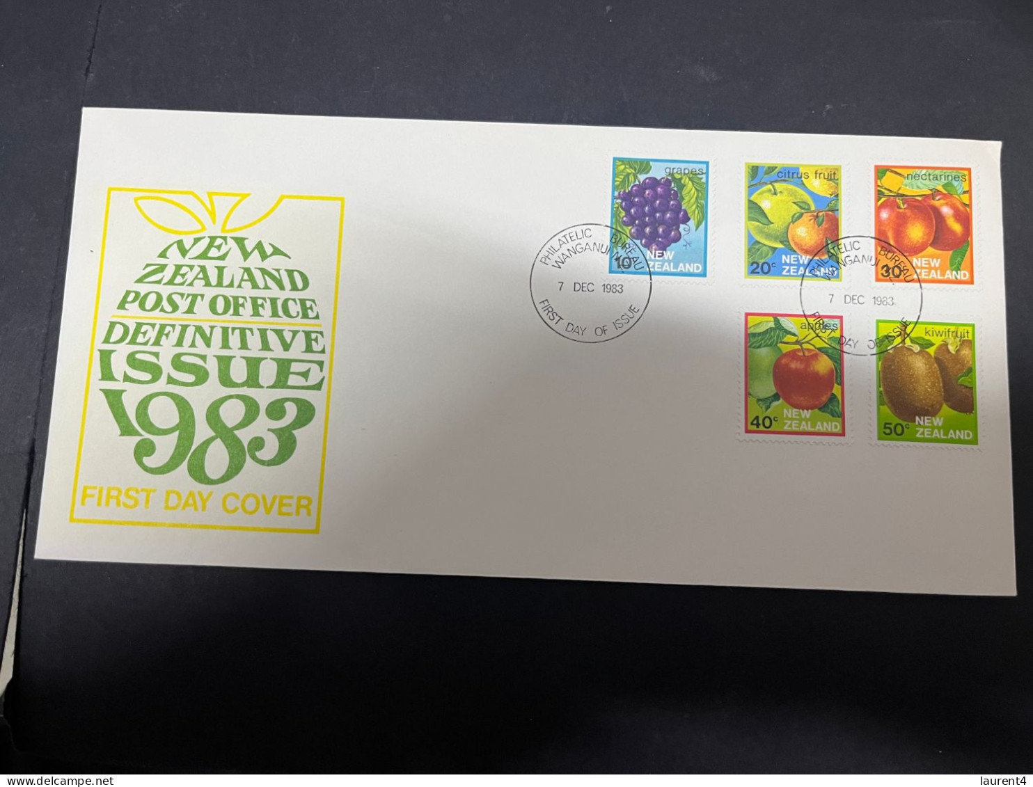 18-5-2024 (5 Z 29) New Zealand FDC - 1983 -  Fruits - FDC