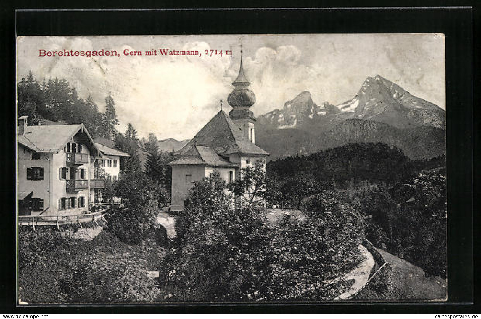 AK Berchtesgaden, Gern Mit Watzmann  - Berchtesgaden