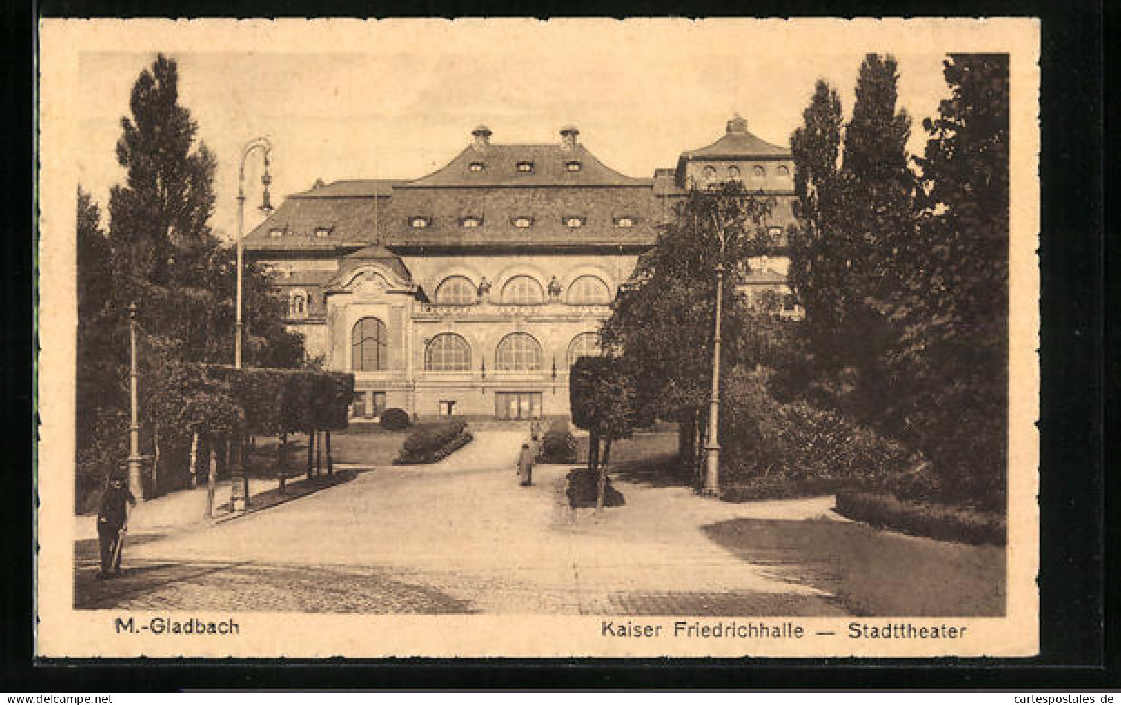 AK M.-Gladbach, Kaiser Friedrichhalle, Stadttheater  - Theater