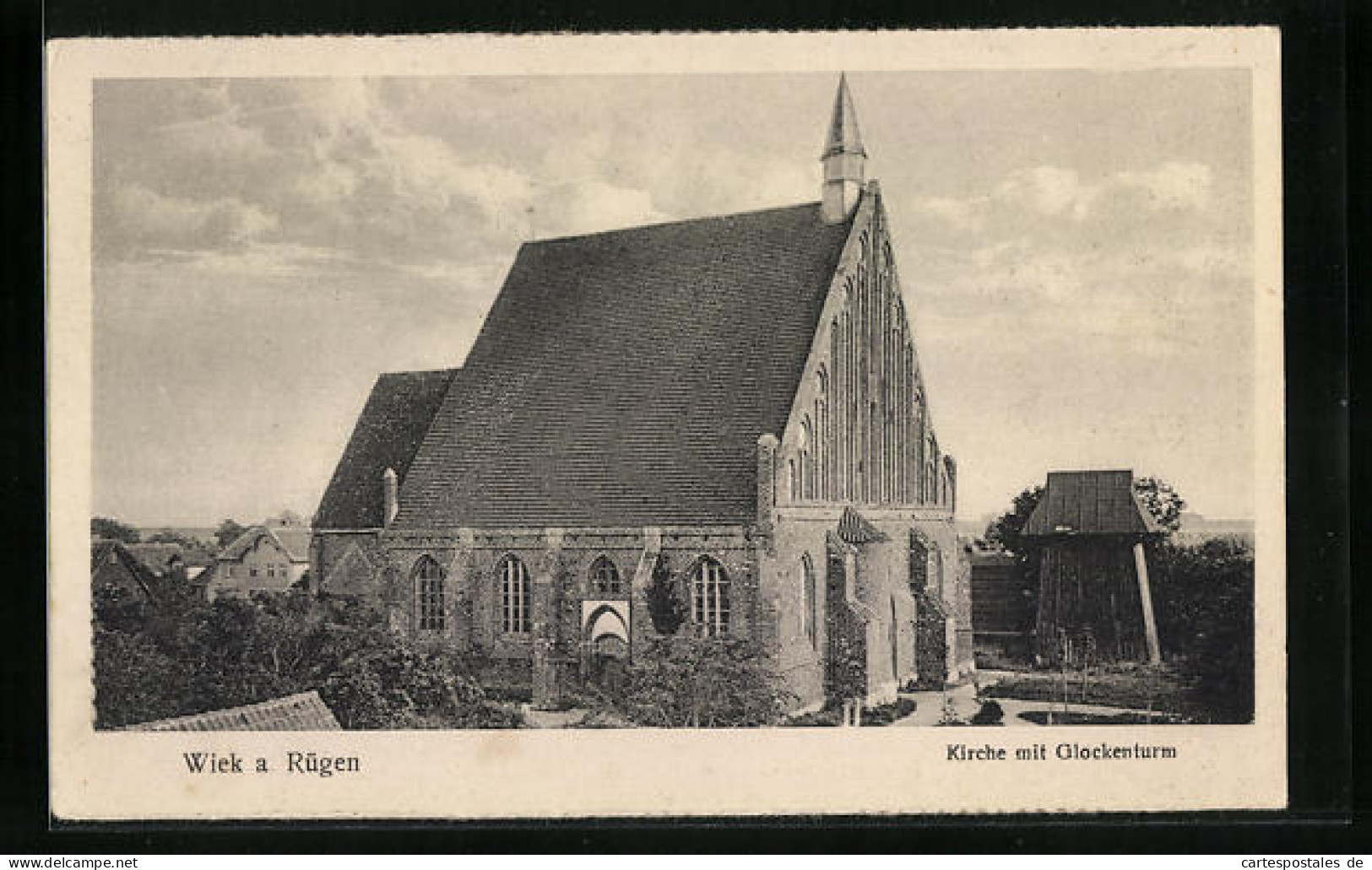 AK Wiek /Rügen, Kirche Mit Glockenturm  - Ruegen