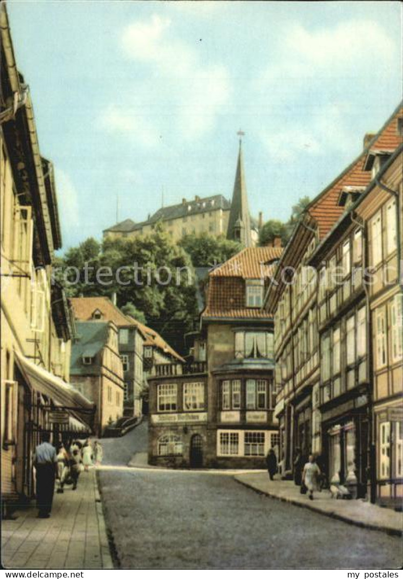 72607691 Blankenburg Harz Strassenpartie Mit Schloss Blankenburg - Blankenburg