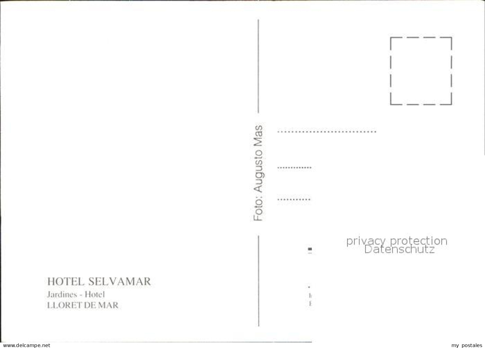 72607630 Lloret De Mar Hotel Selvamar  - Autres & Non Classés