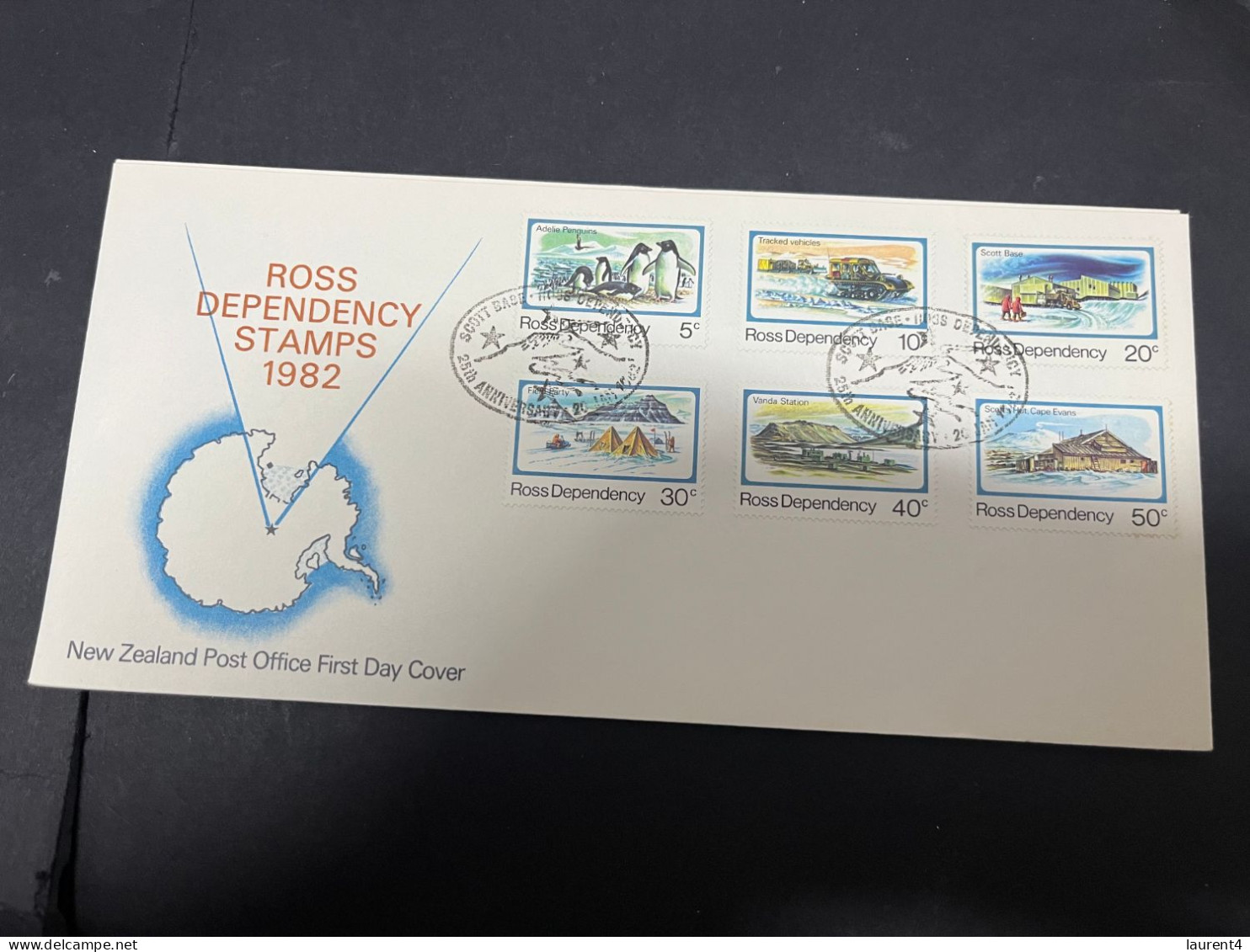 18-5-2024 (5 Z 29) New Zealand FDC - 1982 - Ross Dependency - FDC