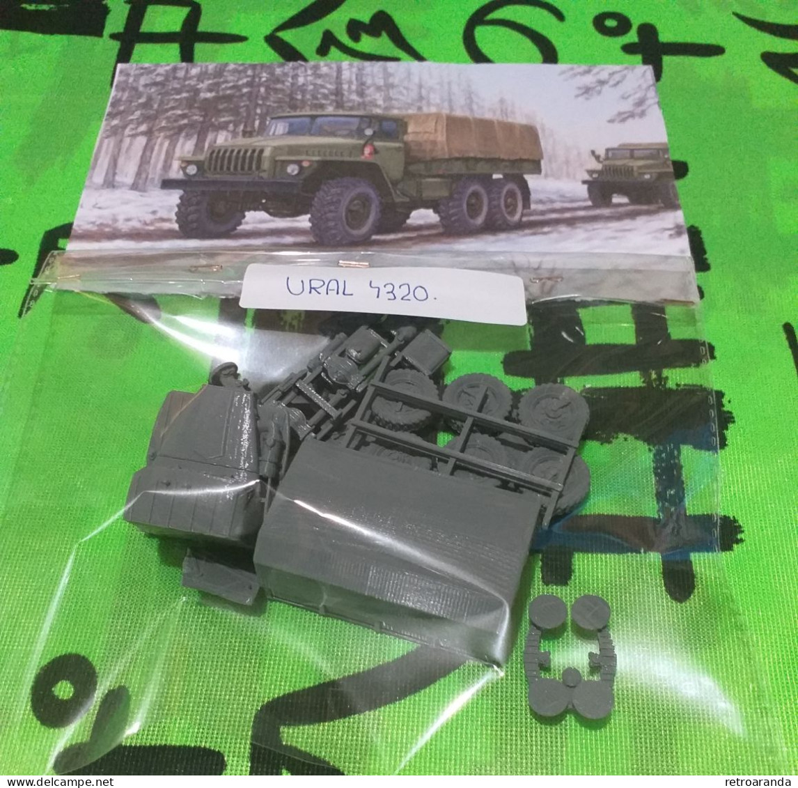 Kit Maqueta Para Montar Y Pintar - Vehículo Militar . Ural 4320 - Veicoli Militari