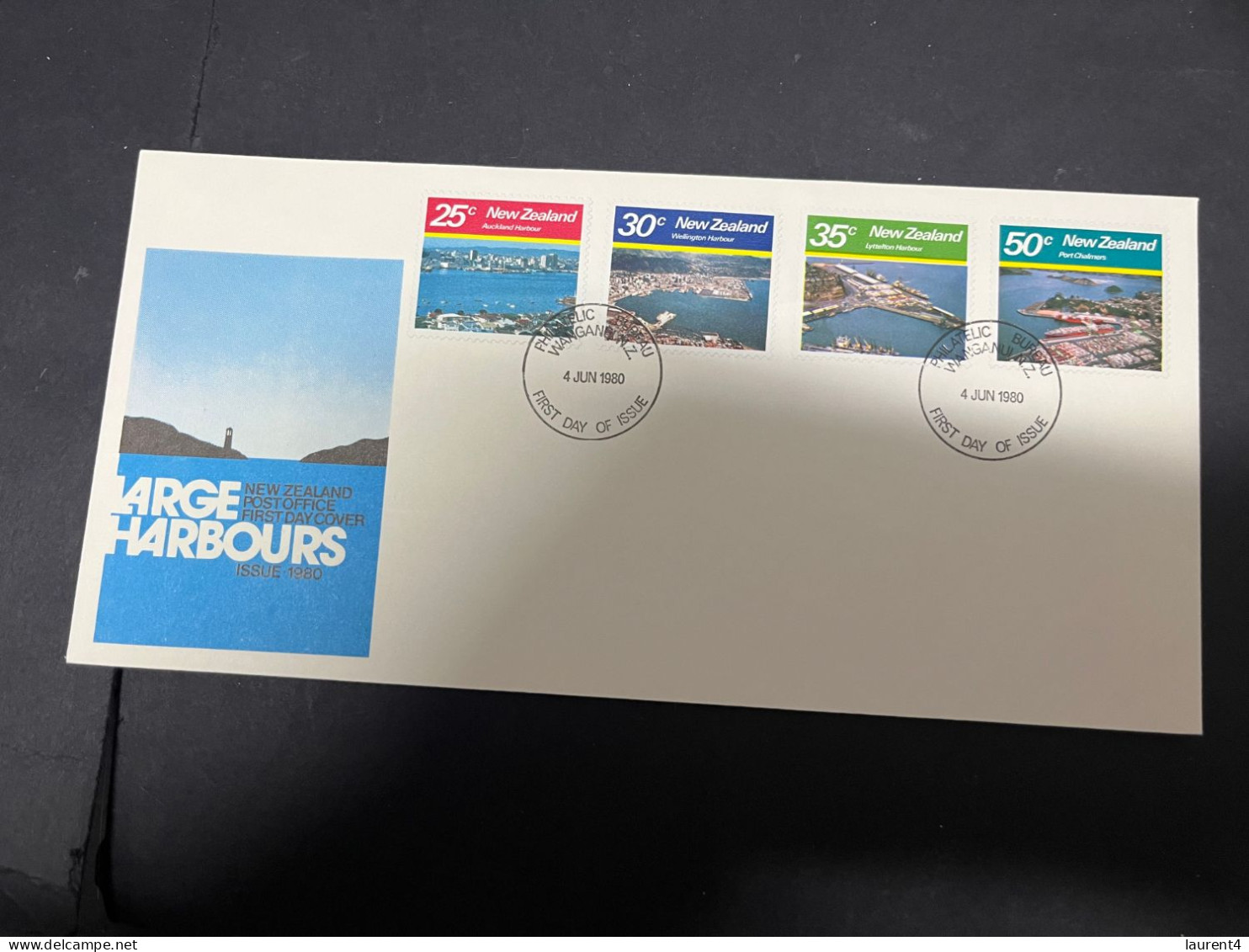 18-5-2024 (5 Z 29) New Zealand FDC - 1980 -  Large Harbour - FDC