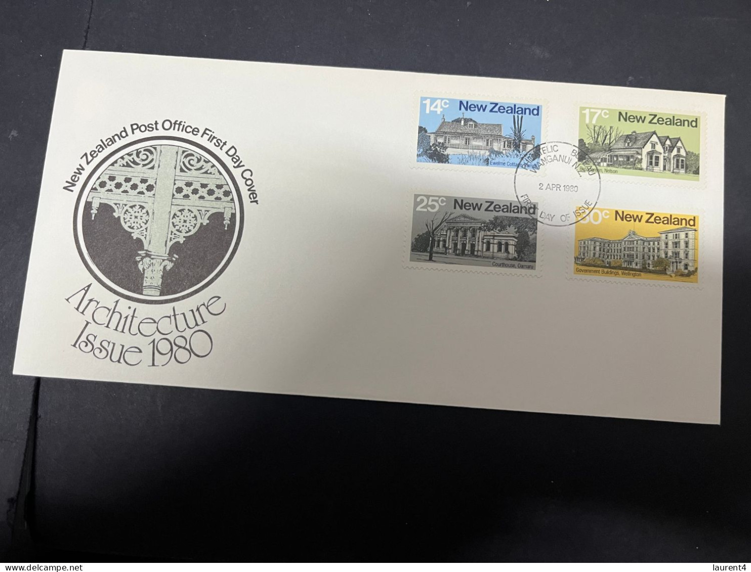 18-5-2024 (5 Z 29) New Zealand FDC - 1980 - Architecture - FDC