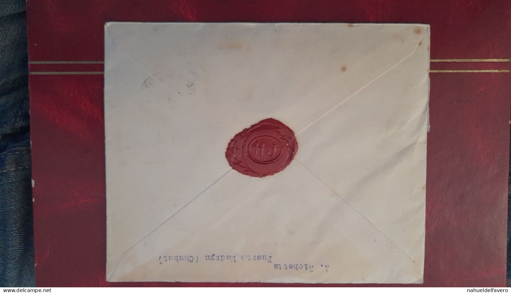 Argentina 1942 Sobre Circulado Desde Puerto Madryn Con Gran Franqueo - Briefe U. Dokumente