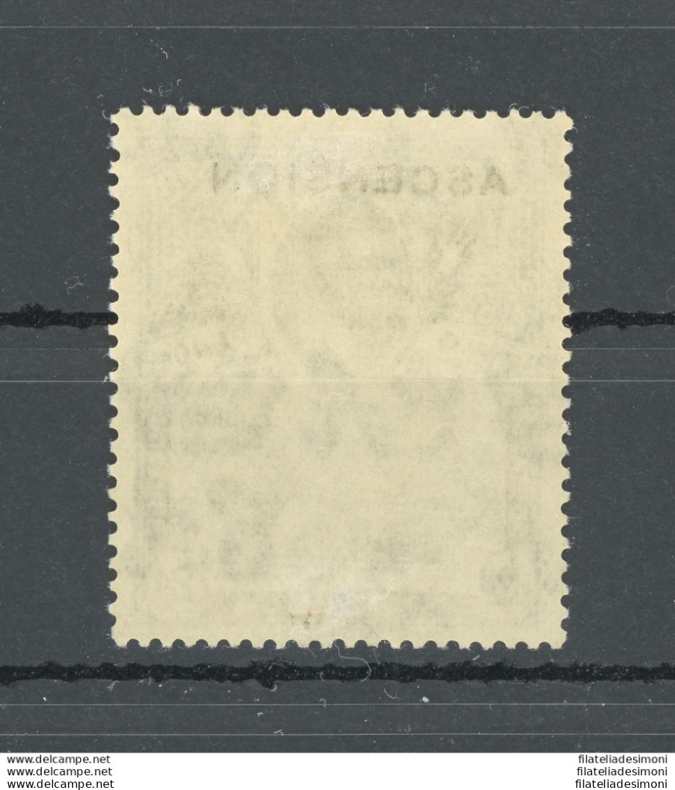 1922 Ascension, Stanley Gibbons N. 4b - Blot On Scroll - MLH* - Rare - Otros & Sin Clasificación