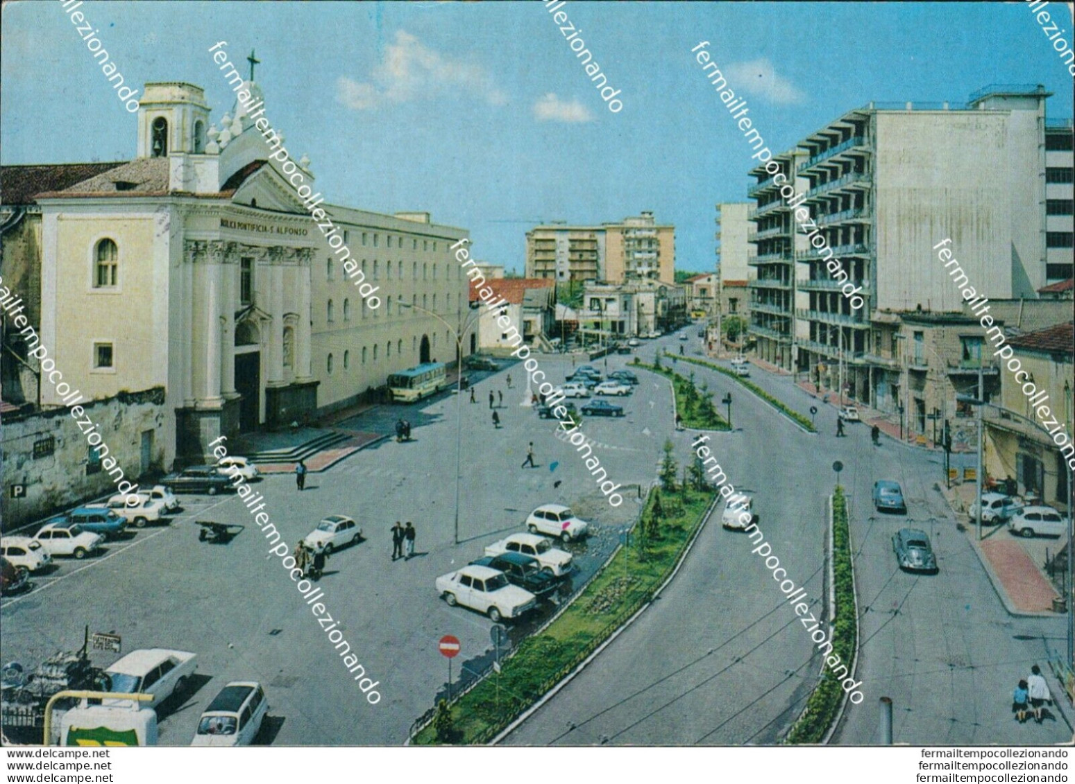 Bi410 Cartolina Pagani Basilica Di San Alfonso Provincia Di Salerno - Salerno