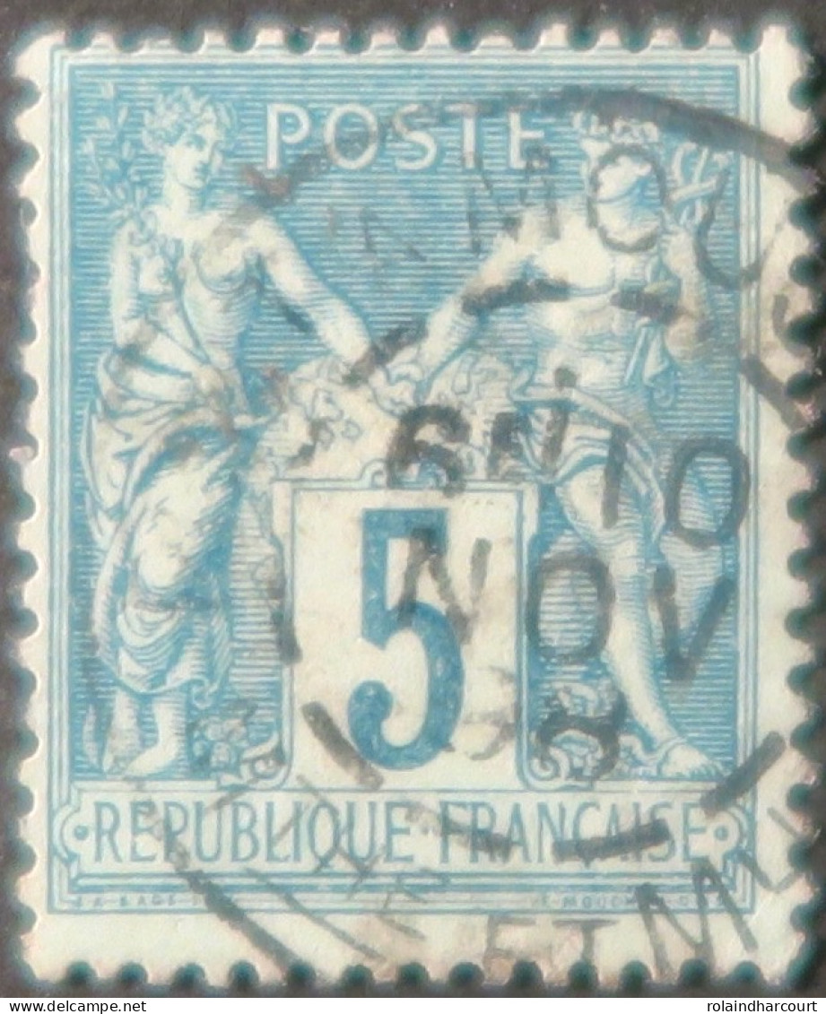 X1248 - FRANCE - SAGE TYPE II N°75 - CàD De MONT A MOUSSON (Meurthe Et Moselle) Du 10 NOVEMBRE 1888 - 1876-1898 Sage (Type II)