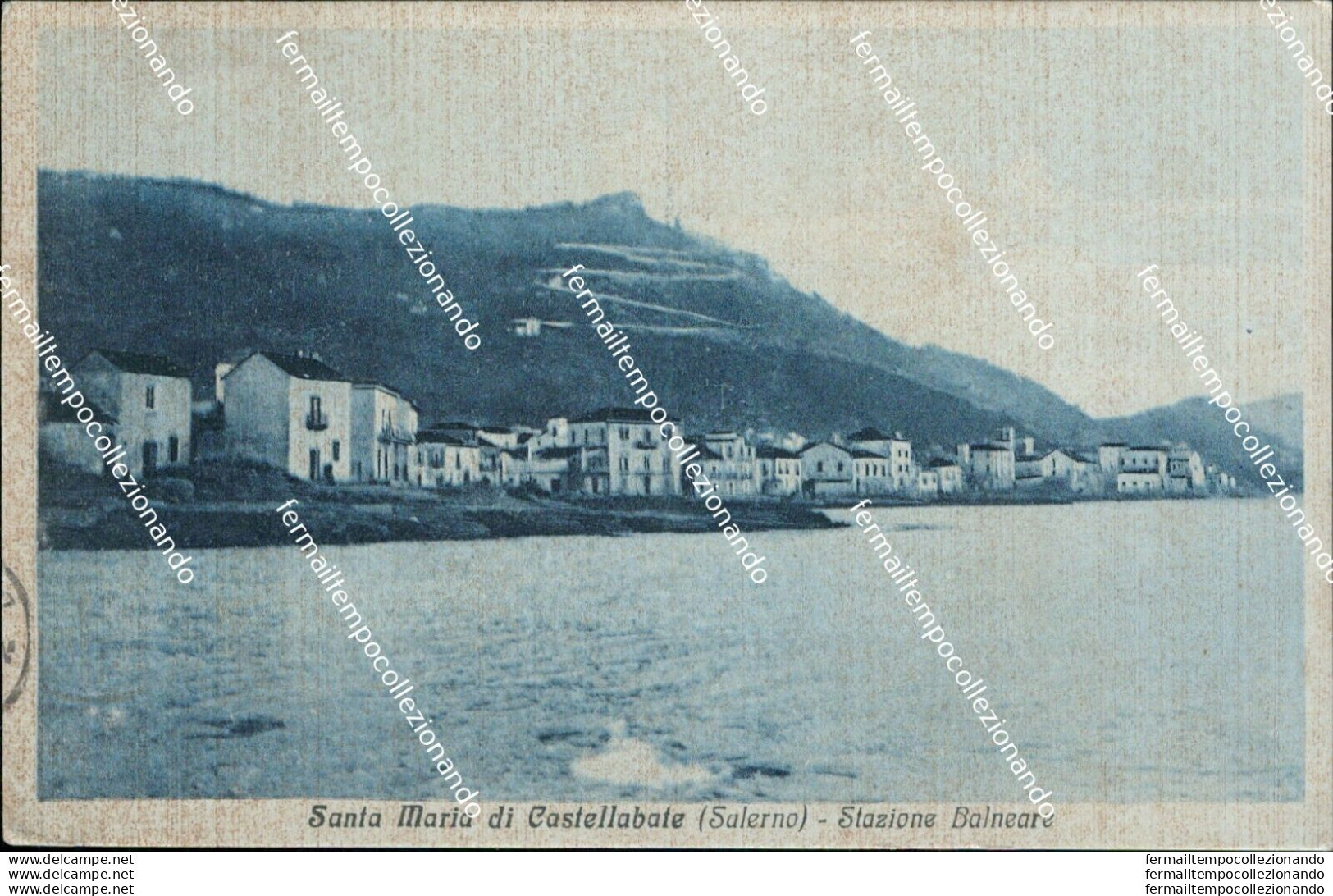 Bh214  Cartolina Santa Maria Di Castellabate Stazione Balneare  Salerno - Salerno