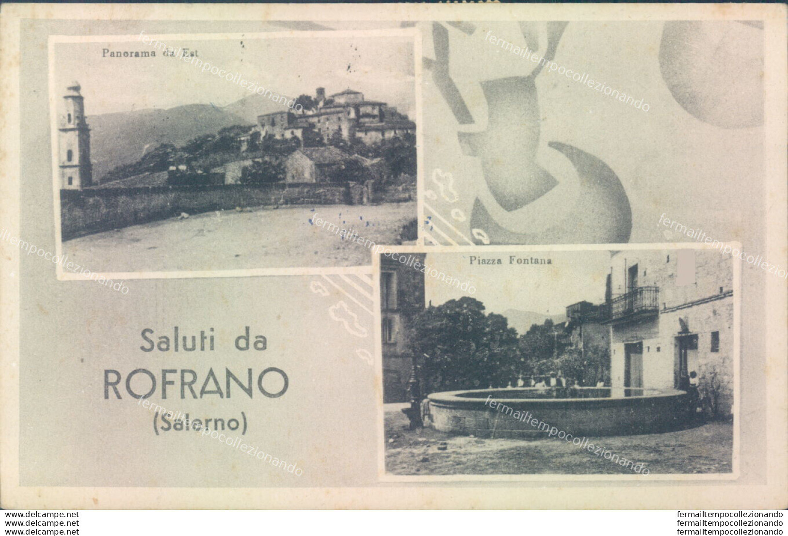 V14 Cartolina Saluti Da Rofrano  Provincia Di Salerno - Salerno