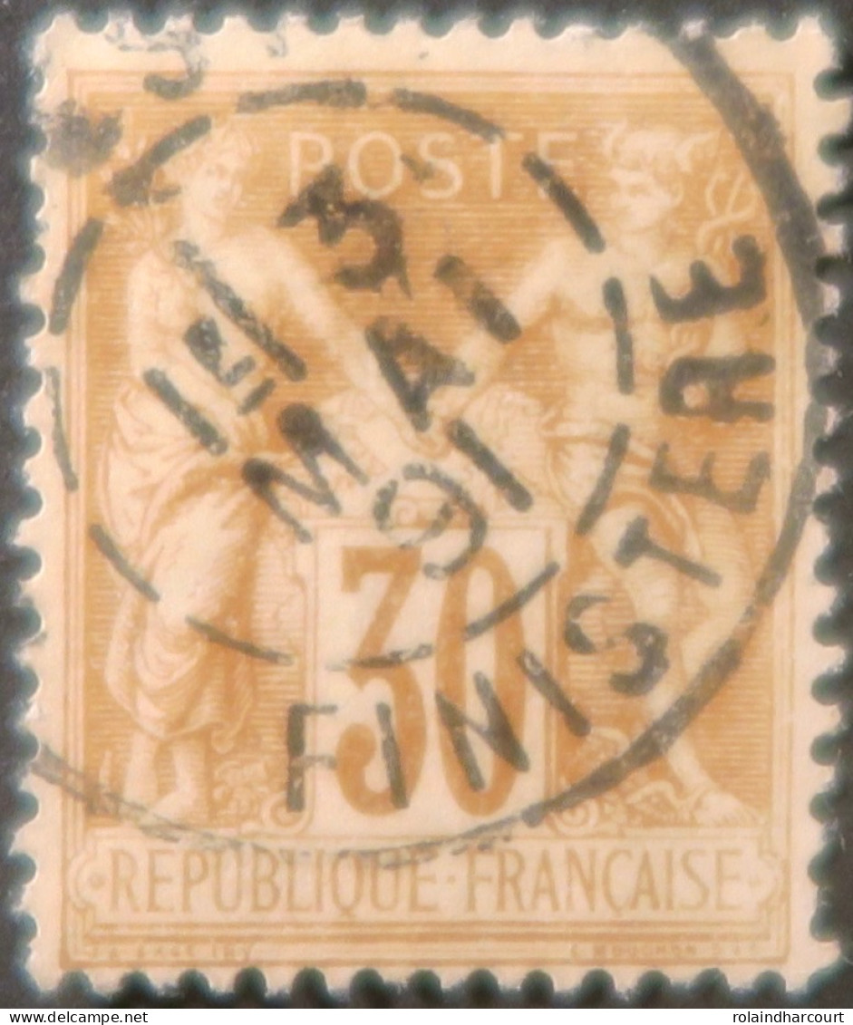 X1250 - FRANCE - SAGE TYPE II N°80 - CàD De BREST (Finistère) Du 3 MAI 1891 - 1876-1898 Sage (Type II)