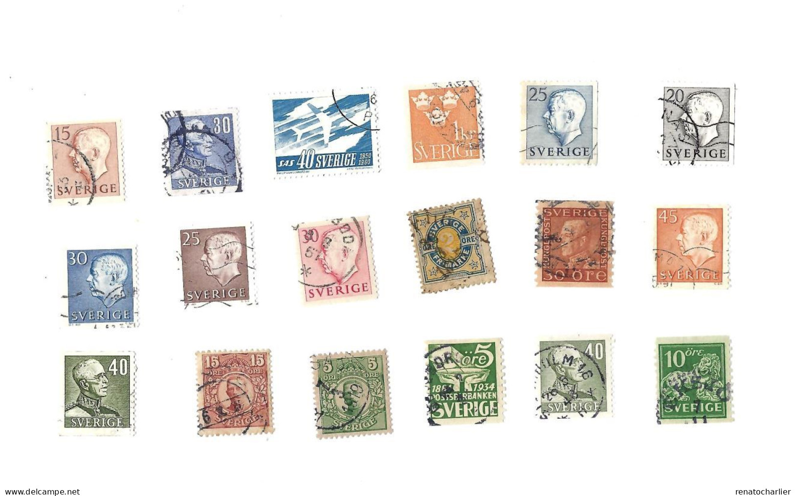 Collection De 110 Timbres  Oblitérés. - Collections