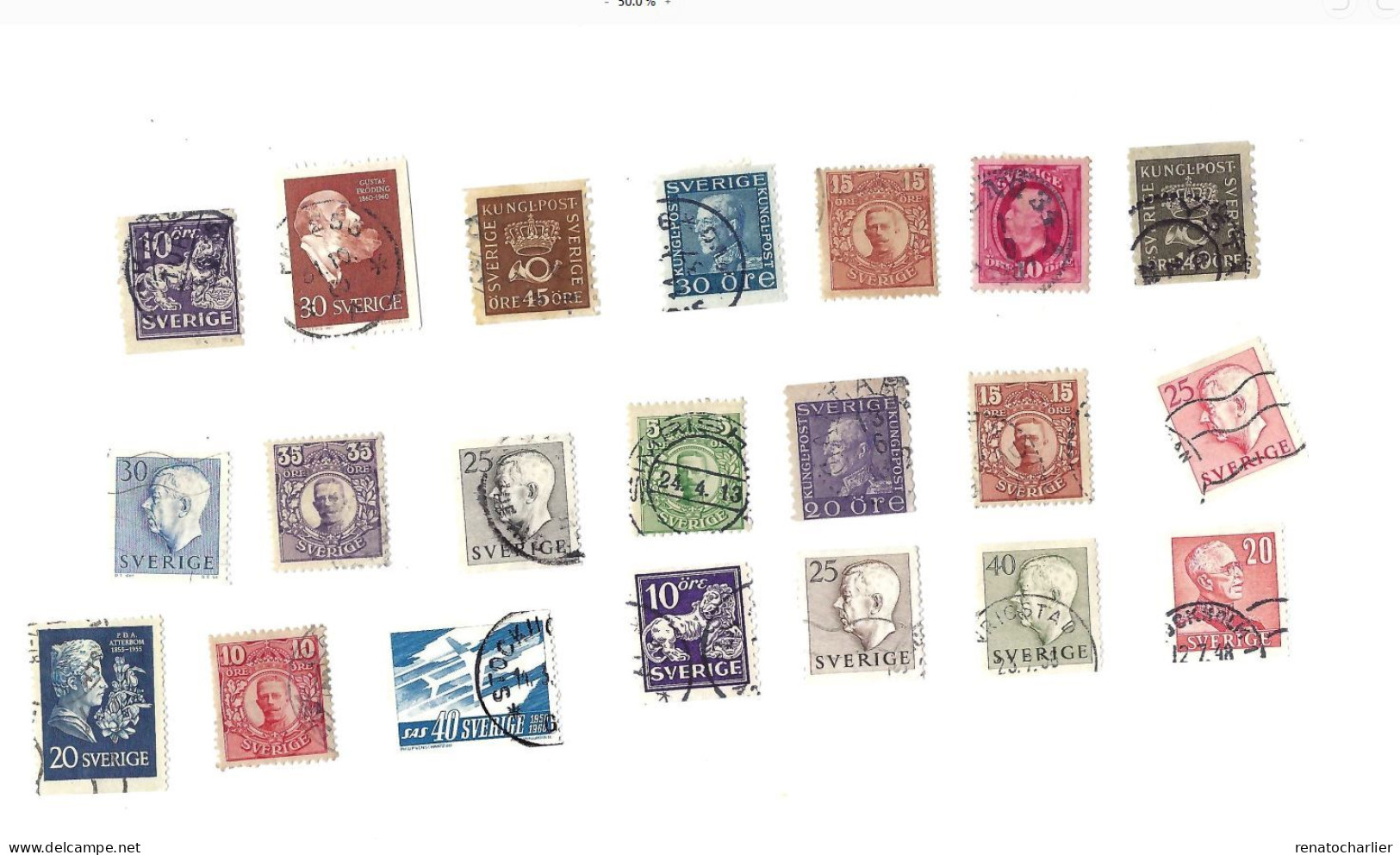 Collection De 110 Timbres  Oblitérés. - Collections