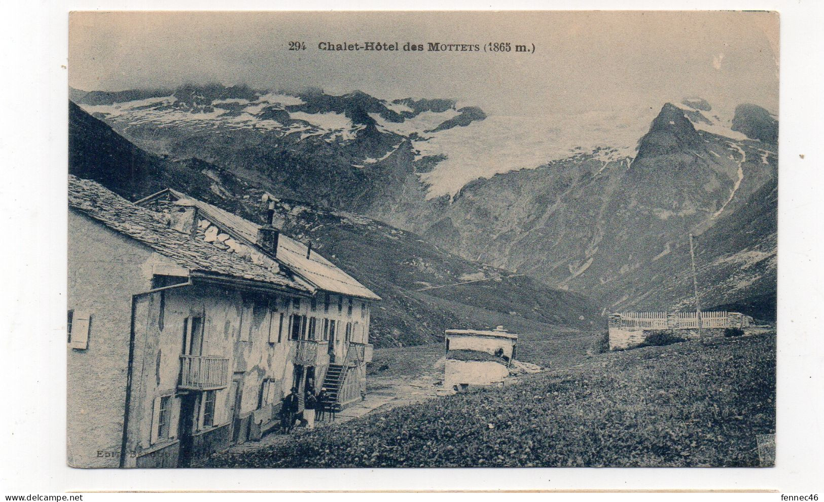 73 - (Bourg St Maurice) Chalet Hôtel Des MOTTETS (1865m) (L139) - Bourg Saint Maurice