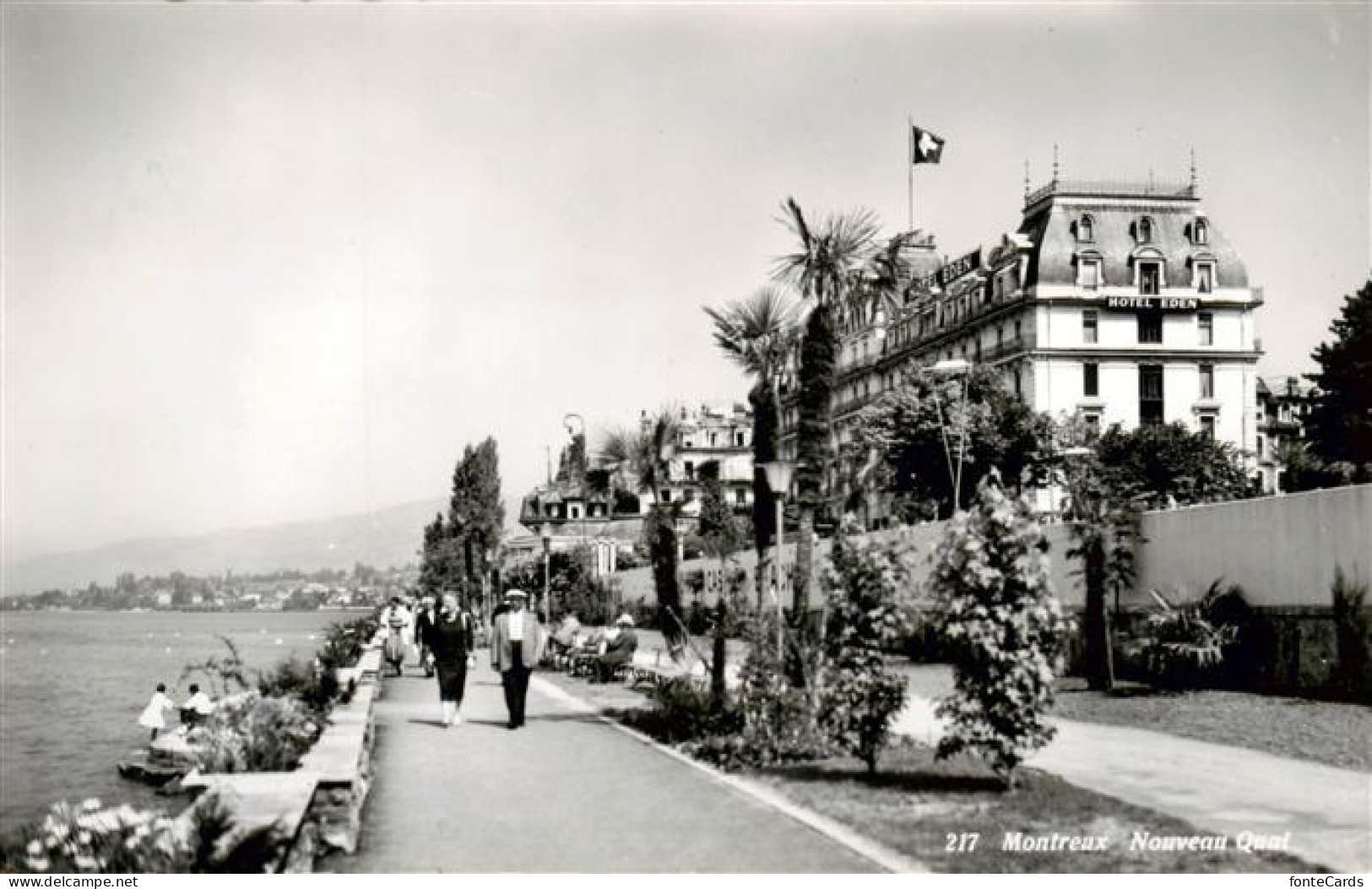 13931470 Montreux__VD Nouveau Quai Hotel Eden - Autres & Non Classés