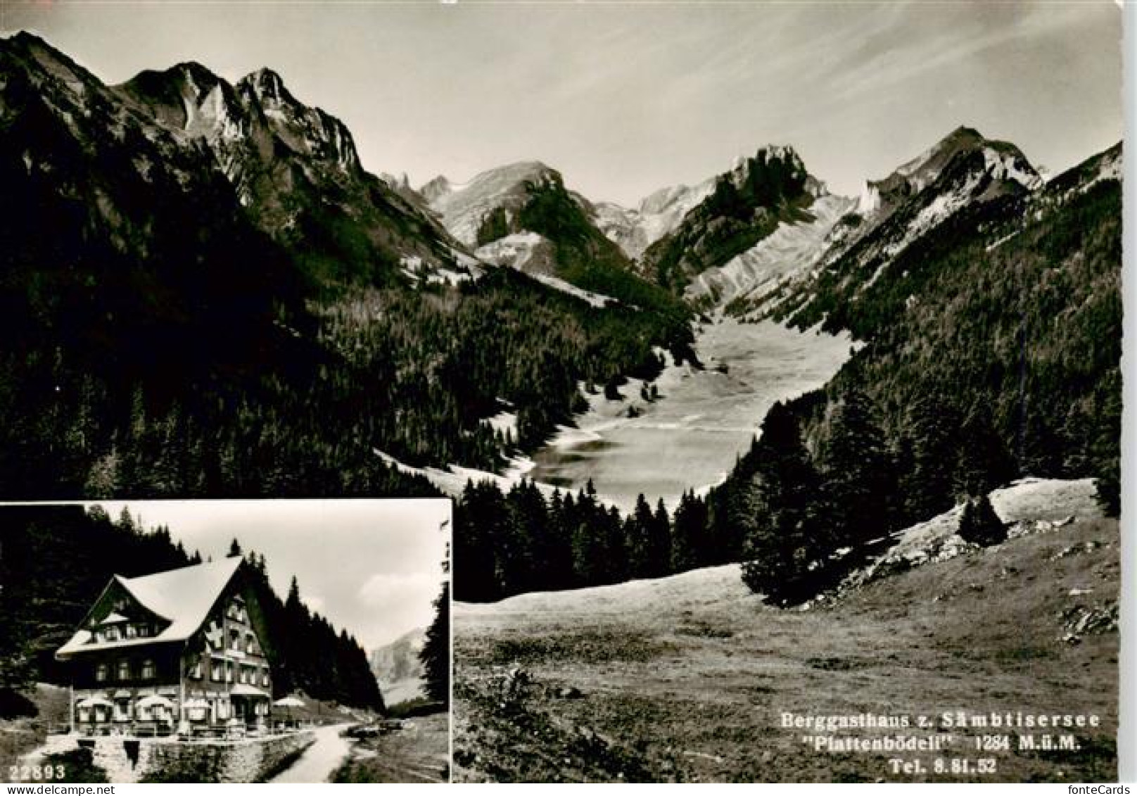 13919539 Plattenboedeli_Bruelisau_IR Panorama Berggasthaus Zum Saembtisersee - Autres & Non Classés