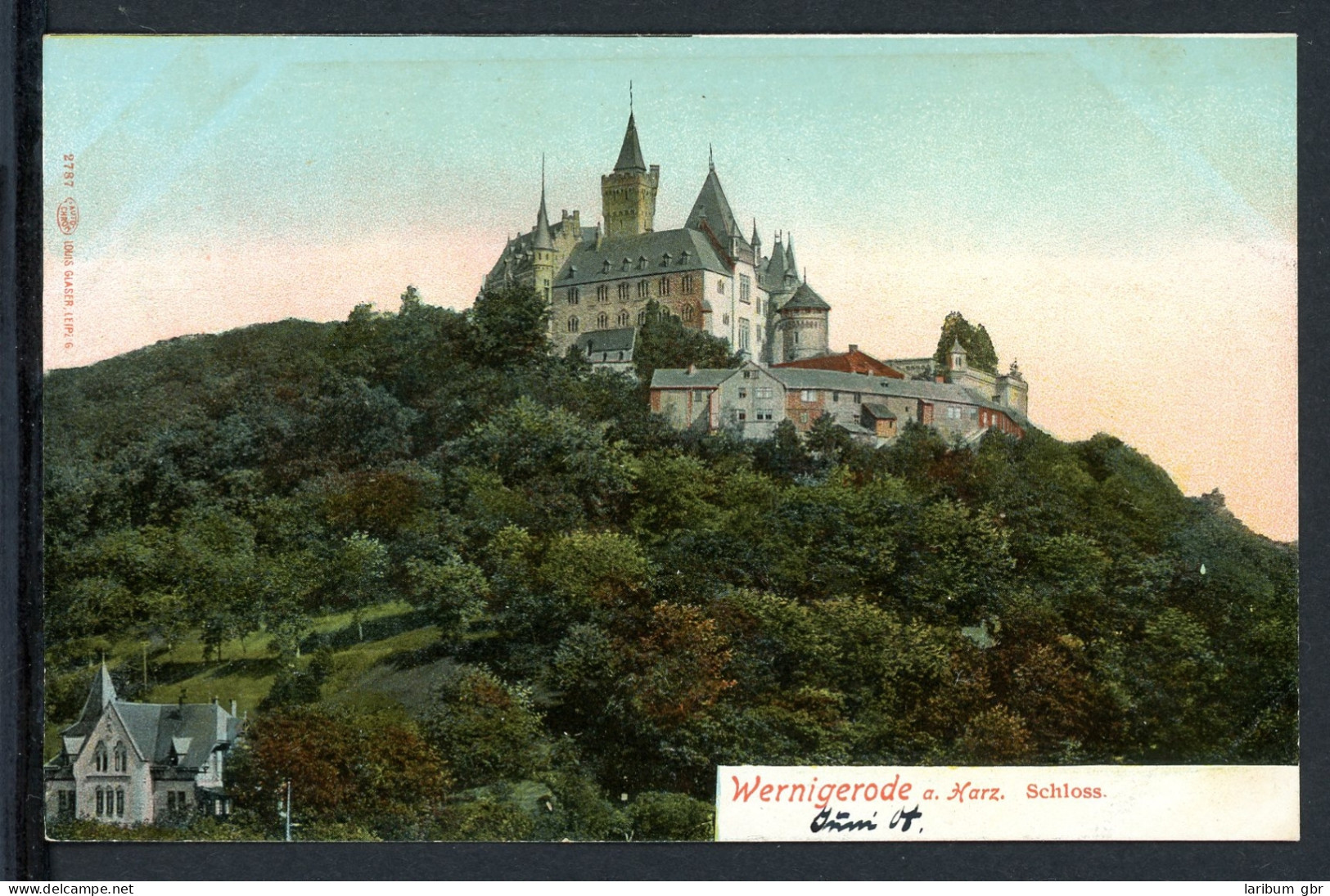 AK Werningerode Sachsen-Anhalt Schloss (coloriert) Um 1900 #IU951 - Sonstige & Ohne Zuordnung