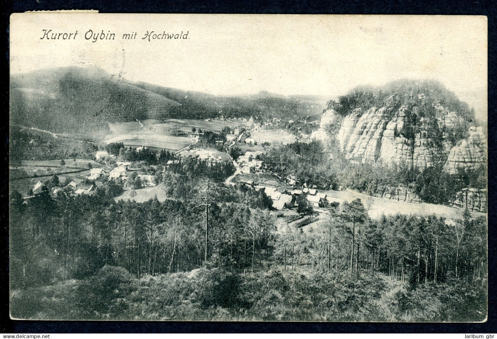 AK Oybin LK Görlitz Panorama Mit Hochwald 1911 Gebraucht #HK498 - Other & Unclassified