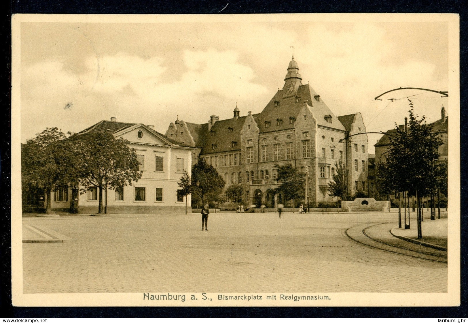 AK Naumburg/ Saale Bismarckplatz Mit Realgymnasium 1910 Gebraucht #HS099 - Autres & Non Classés