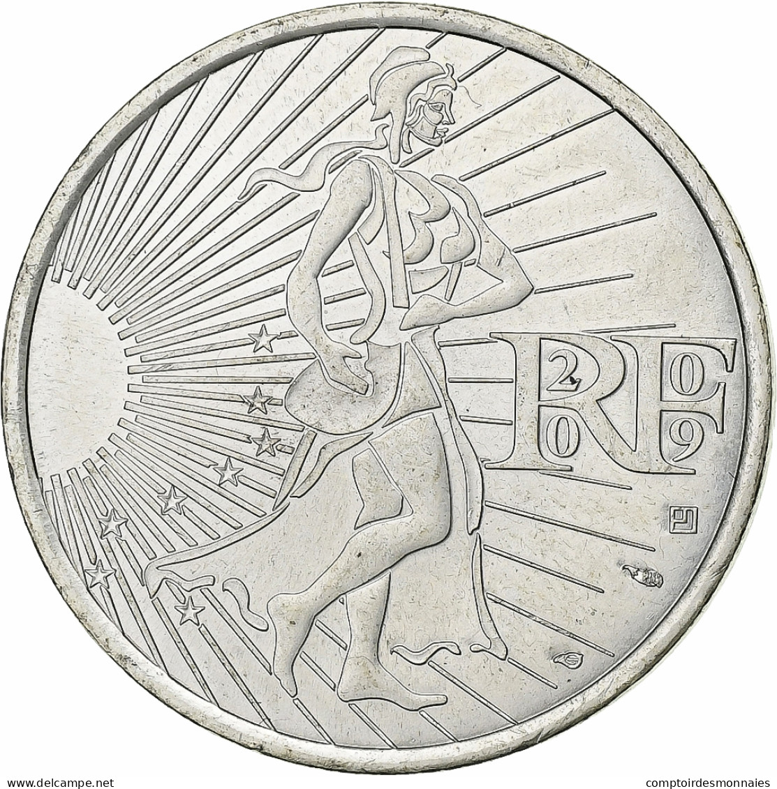 France, 10 Euro, 2009, Argent, SPL, Gadoury:EU337, KM:1580 - Frankrijk