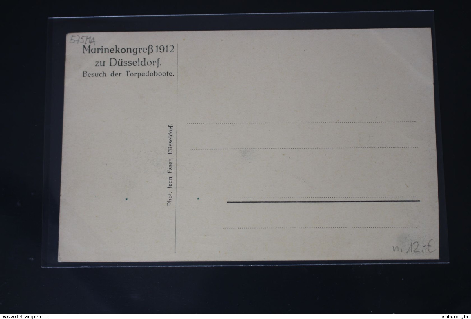 AK Düsseldorf Marinekongress 1912 - Besuch Der Torpedoboote Ungebraucht #PL805 - Otros & Sin Clasificación