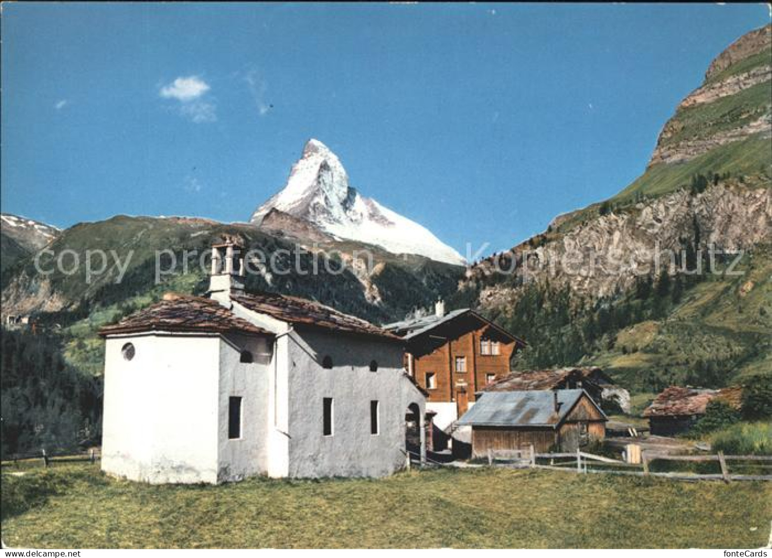 11702189 Winkelmatten Mit Matterhorn Zermatt - Autres & Non Classés
