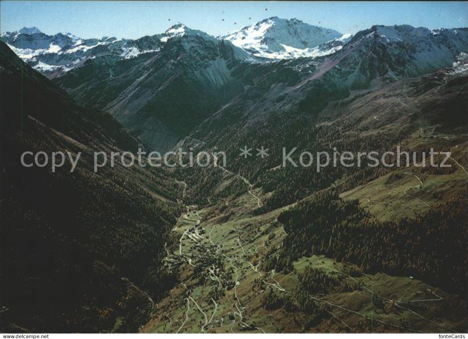 11701449 Grimentz Vue Aerienne Avec Le Val De Moiry Grimentz - Autres & Non Classés